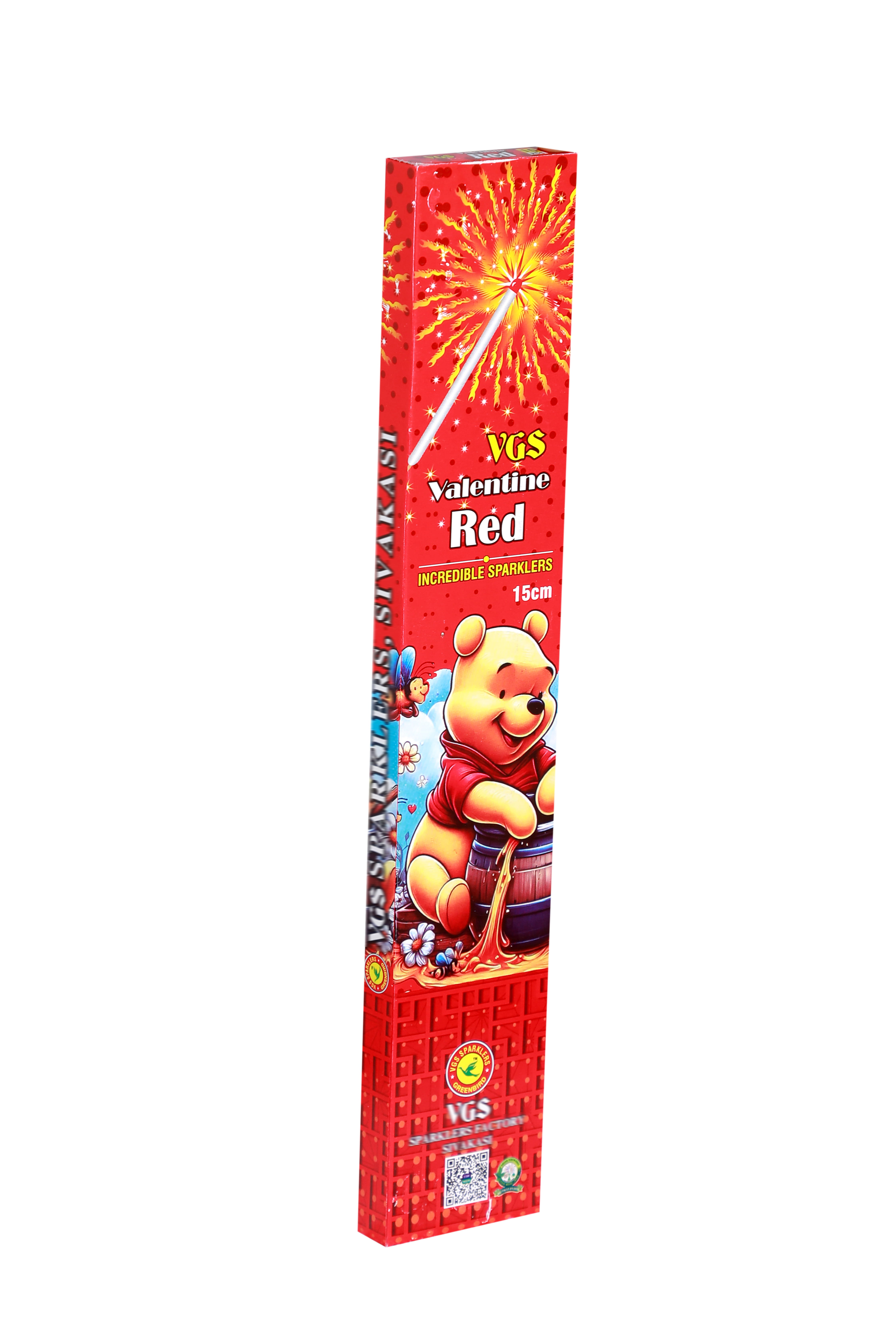 15 CM Red Sparklers (10 Pcs)
